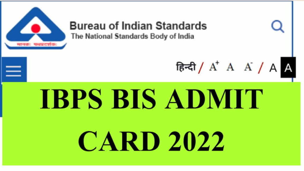 IBPS Bis Admit Card