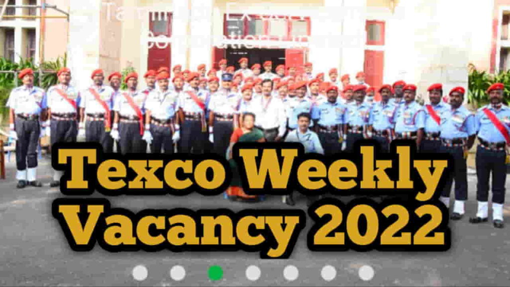 TEXCO Weekly Vacancy