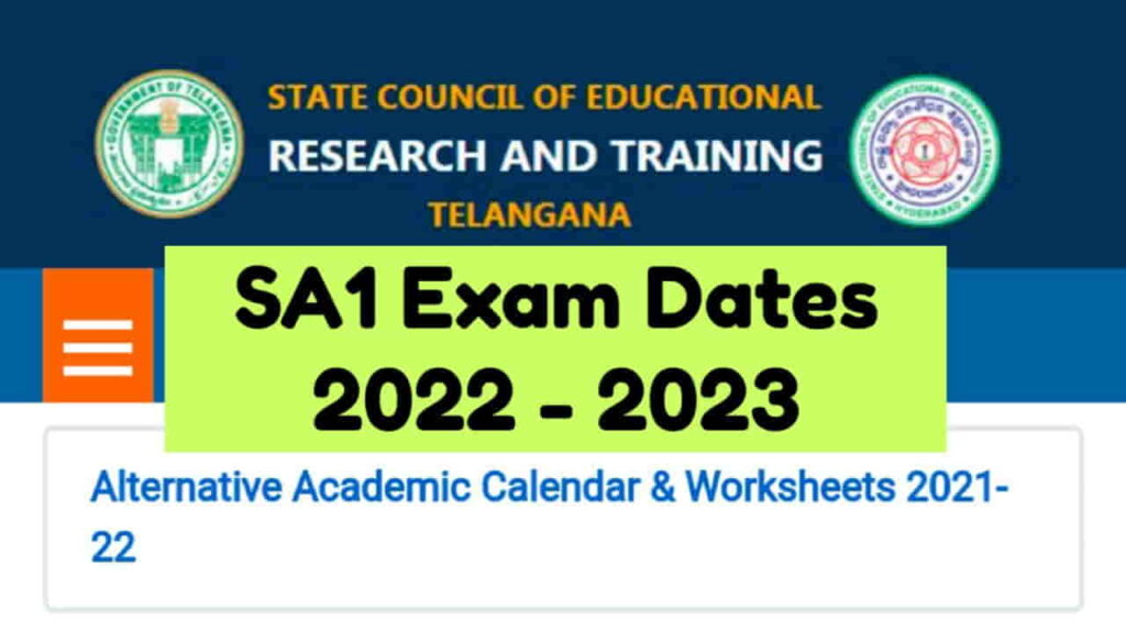 SA1 Exam Dates 2022-23