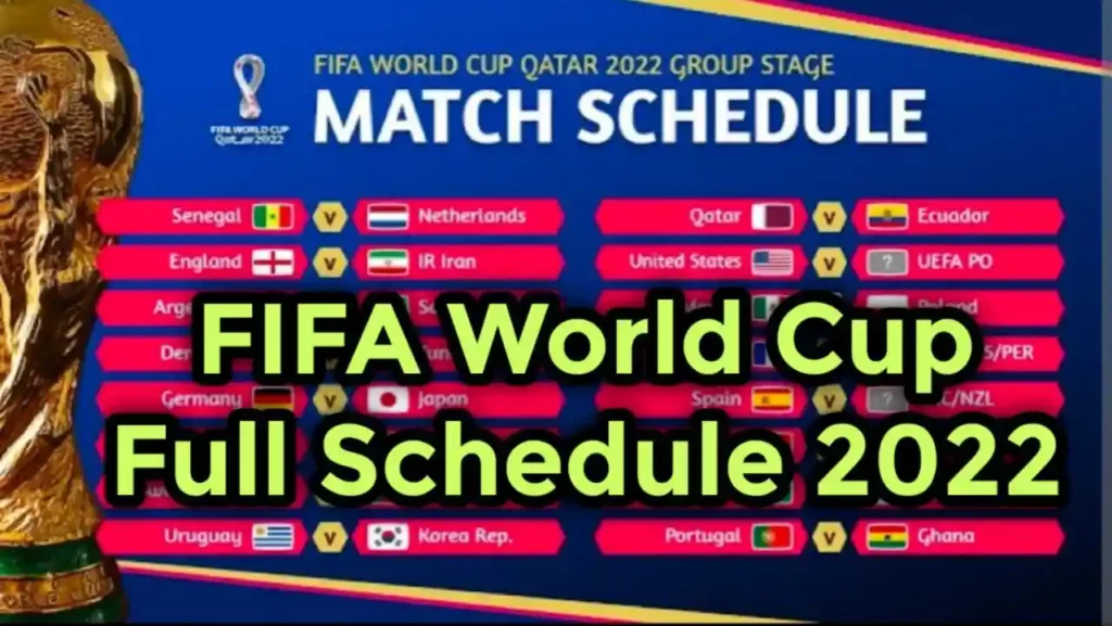 FIFA World Cup Schedule