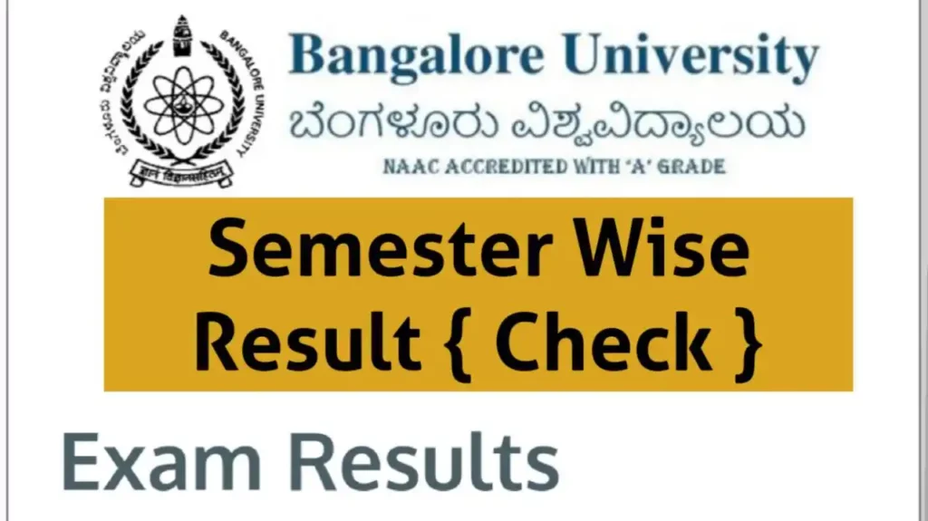 Bangalore University 4th Sem Result