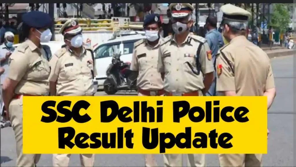 SSC Delhi Police Result