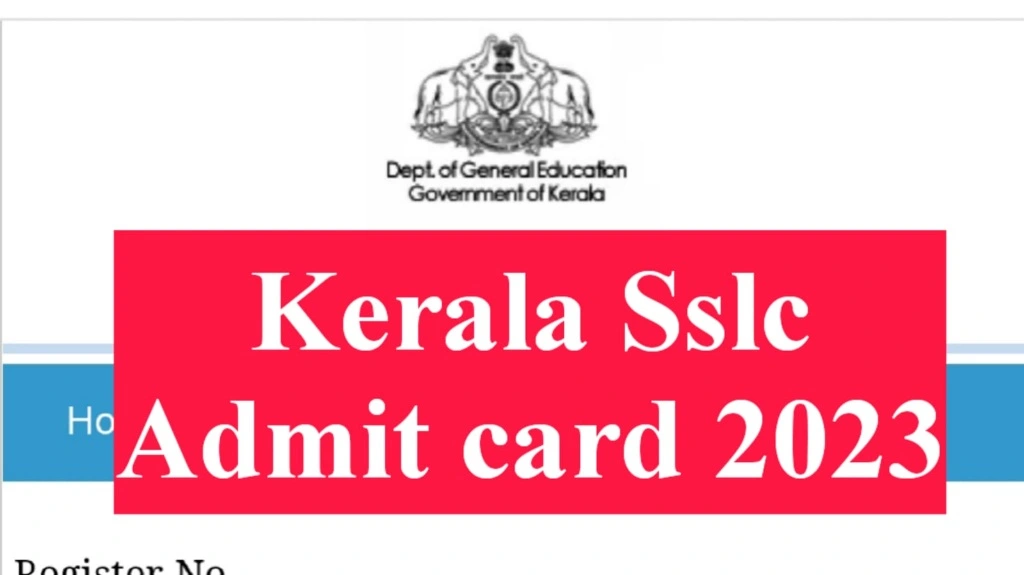 Kerala SSLC Admit Card