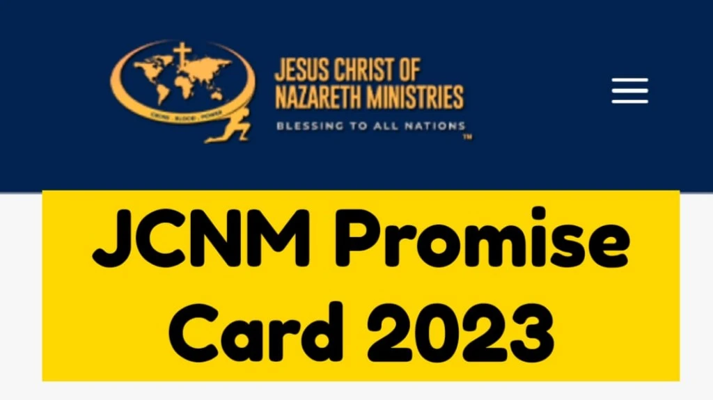 JCNM Promise Card 