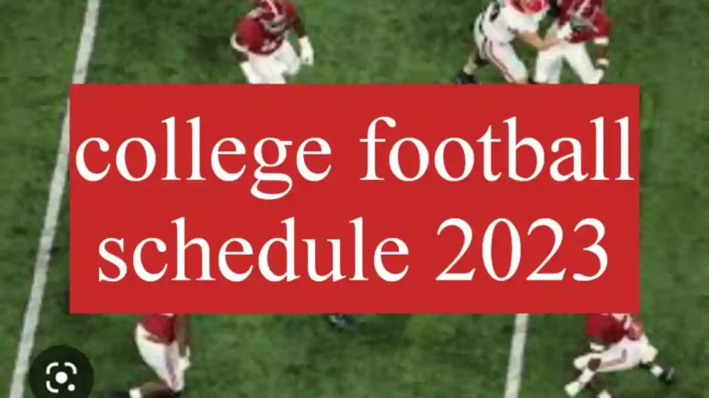 College Football Schedule