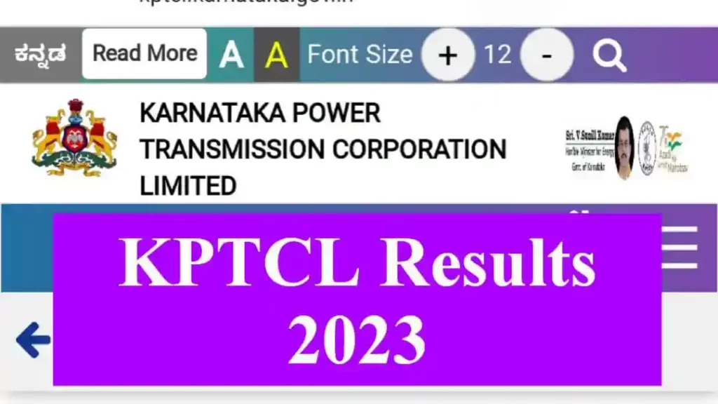 KPTCL Result 2023