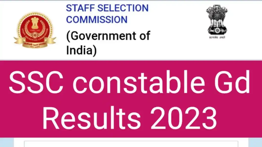 SSC Constable GD Result