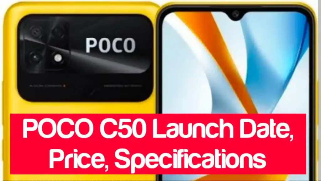 Poco C50 Launch Date