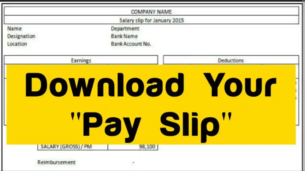 Pay Slip Download