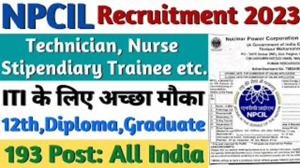 NPCIL Tarapur Recruitment