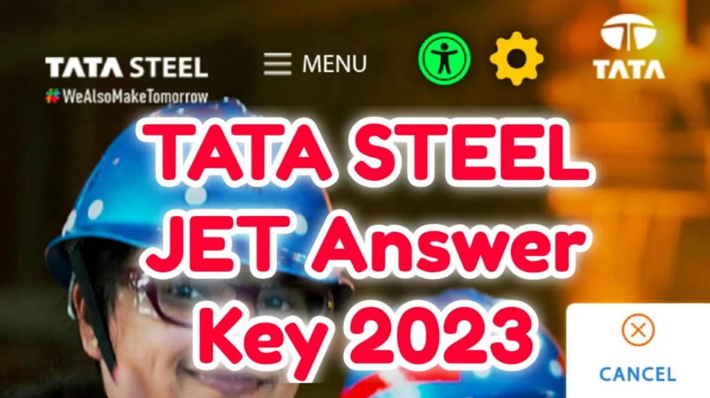 TATA Steel Jet Answer Key