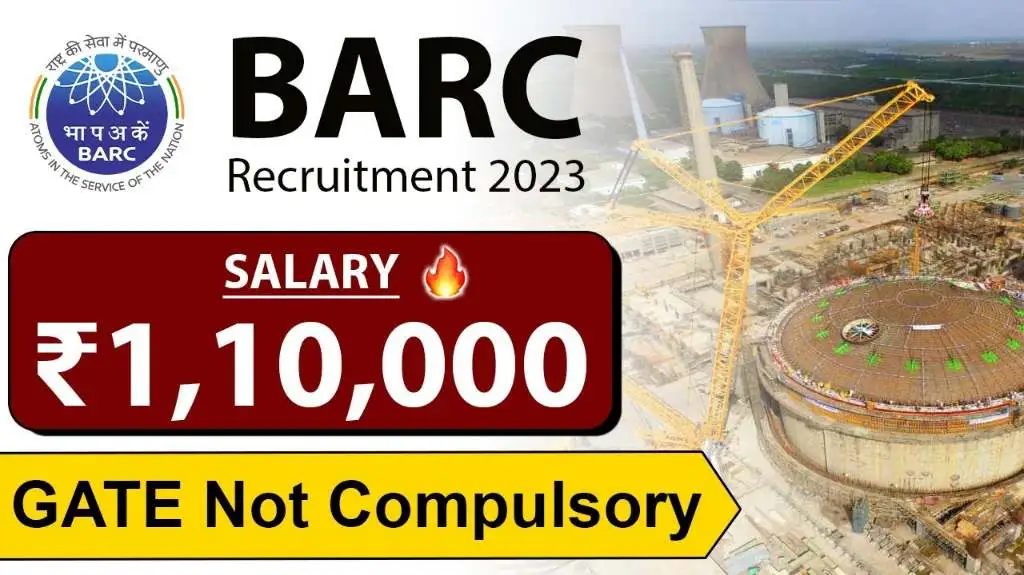 BARC Recruitment 2023 Scientific Officer