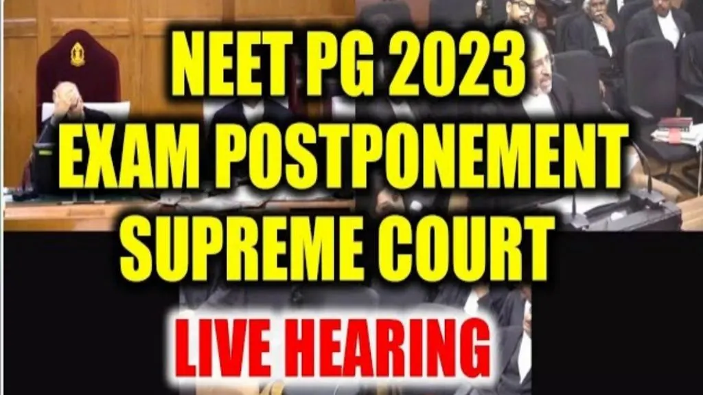 NEET PG 2023 Postponement Update