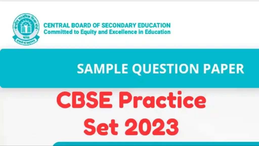 CBSE Class 10 Practice Paper 2023