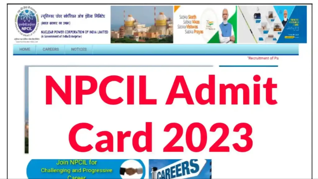  NPCIL Admit Card 2023