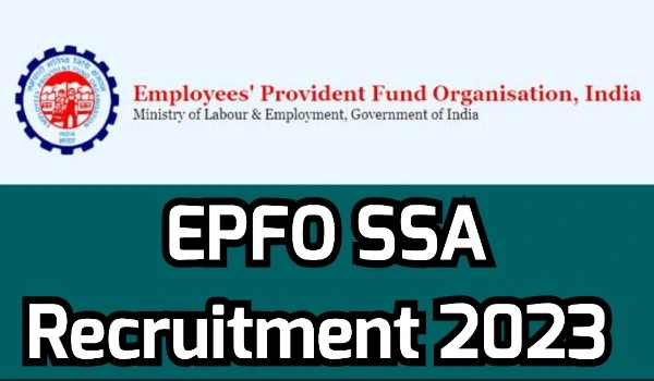 EPFO SSA Recruitment
