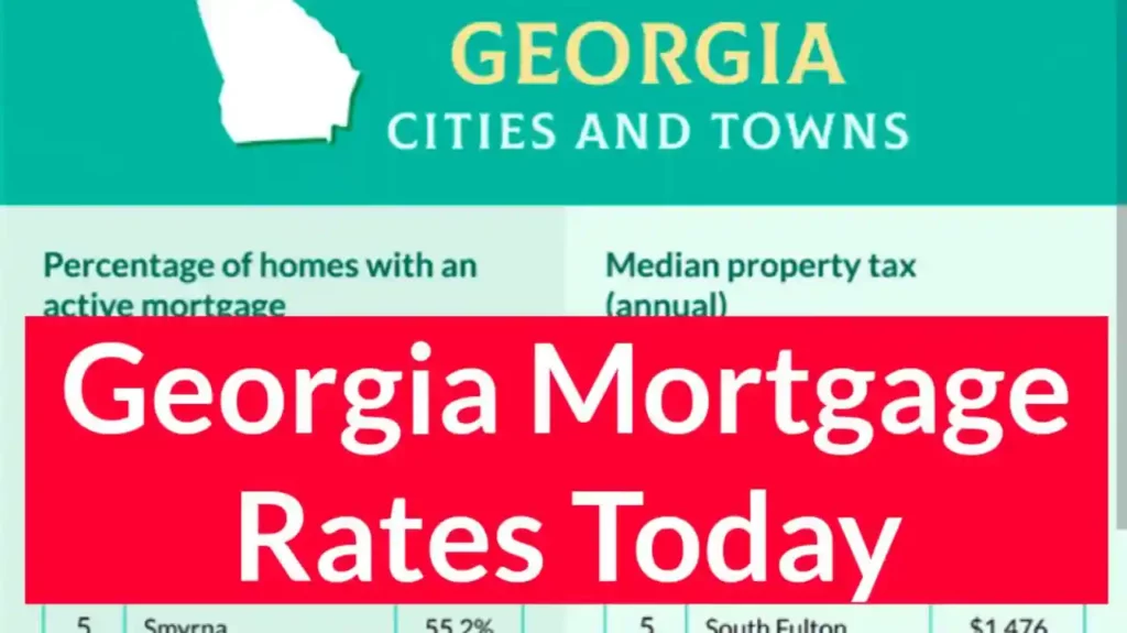 Georgia Mortgage Rates Today