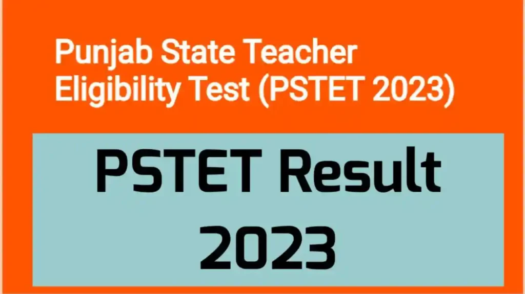 PSTET Result 2023