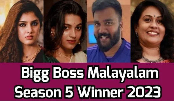 Bigg Boss Malayalam Season 5 Winner
