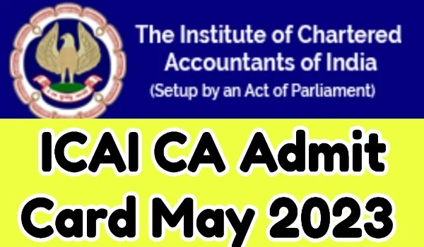 ICAI CA Admit Card May