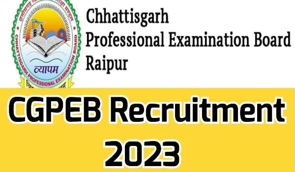 CGPEB Recruitment 
