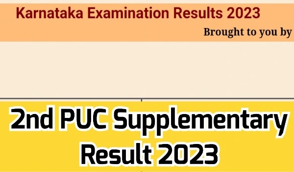 2nd PUC Supplementary Result